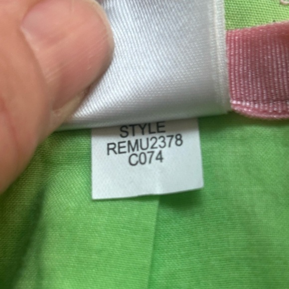 Liz Claiborne Women SZ 6 Neon Green Pink Floral Embroidery Skirt Y2k 80s 90s - Picture 8 of 9